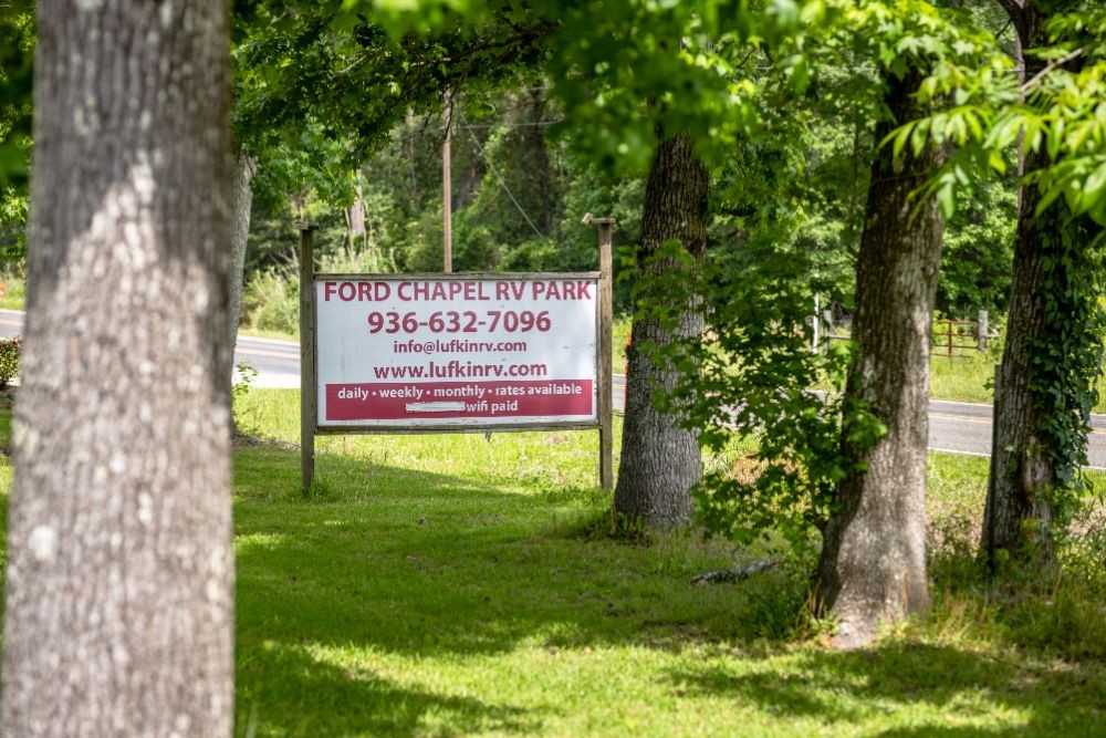 Ford Chapel RV Park Sign